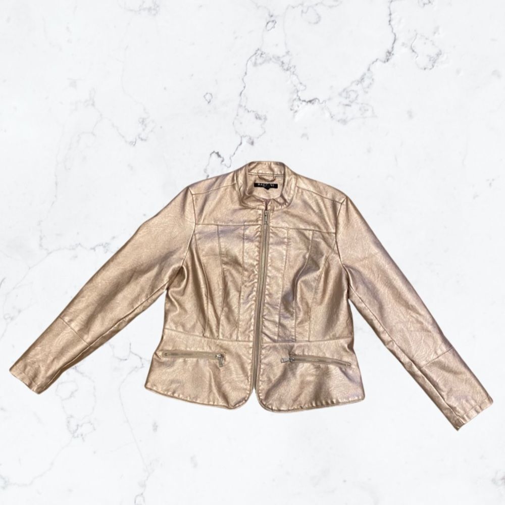 Rose Gold Baccini Jacket Size L